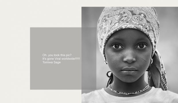 Portrait of a Fulani girl from Kajuru village, Nigeria, by Irene Becker; her expression embodies hope and resilience behind the “Bring Back Our Girls” movement.